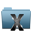 Blue Folder OSX Icon 32x32 png